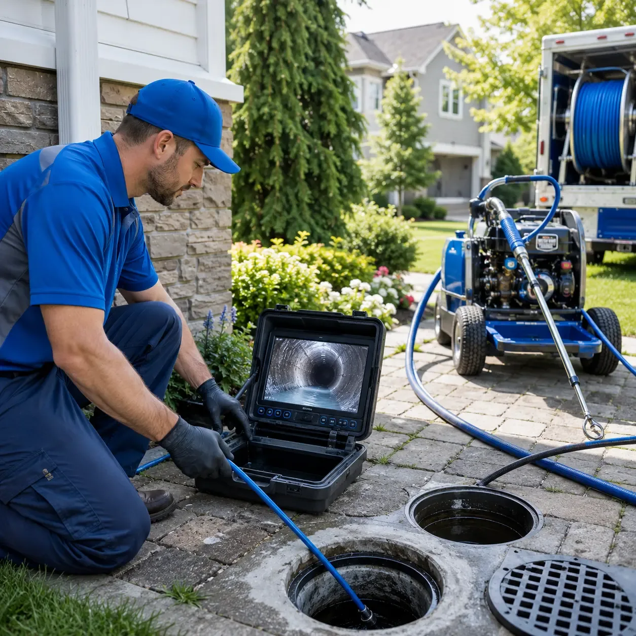 Outdoor drain cleaning professionals serving Delaware, AR